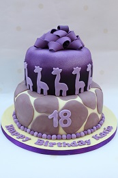 giraffe birthday cake